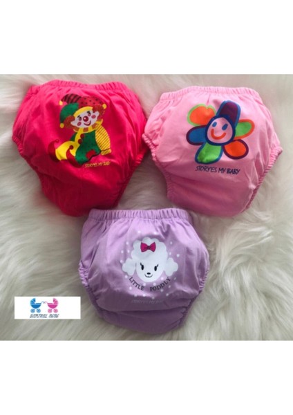 Kız Çocuk 3-4 Yaş Sızdırmaz Pamuklu Alıştırma Külodu