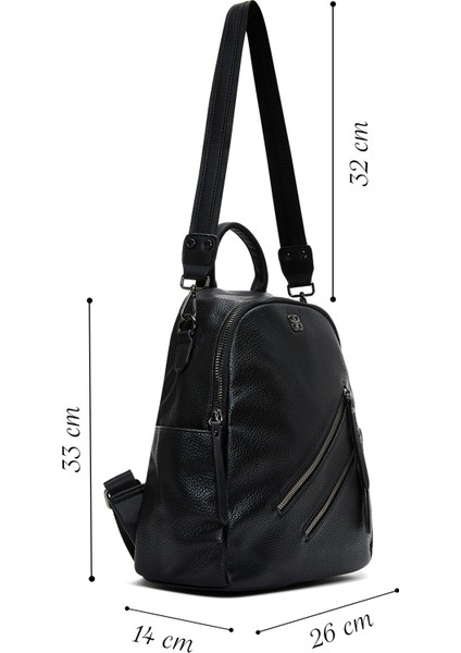 Kadın Siyah Uzun Askılı Sırt Çantası 25ABD2452FT fiyatları