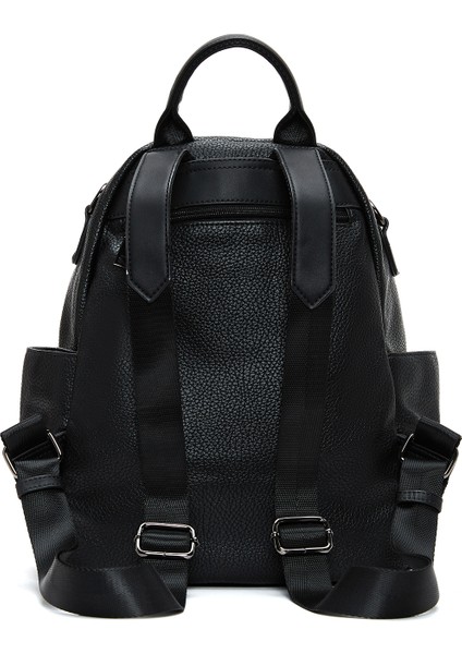 Kadın Siyah Uzun Askılı Sırt Çantası 25ABD2452FT