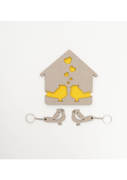 Ahşap Dekoratif Anahtarlık|13*13 CM|AN1013 fiyatları