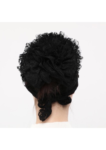 Kendinden Dantelli Fırfırlı Tesettüriç Bone indirimleri