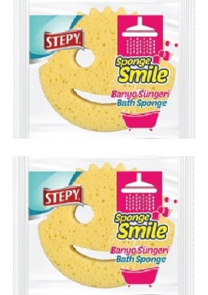 Smile Banyo Süngeri Antibakteriyel x 2 Paket