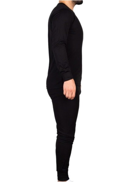 Unisex Siyah Alt Üst Takım Termal Içlik Bere Hediyeli modelleri