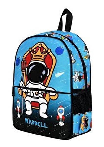 Desenli Astronot Lisanslı Kombin Anaokul Sırt Çantası ve Termal Beslenme Çantası indirimleri