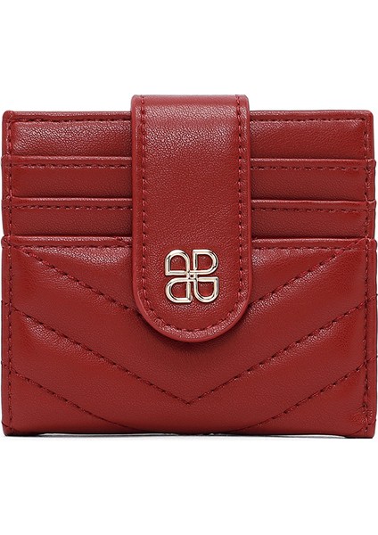 Kadın Bordo Kapitone Kartlık 000A2D5621KP