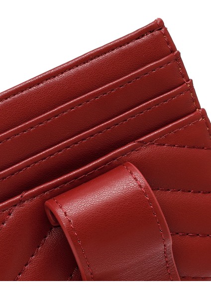 Kadın Bordo Kapitone Kartlık 000A2D5621KP