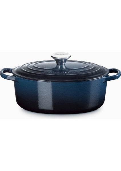Oval Dökme Demir Kavurma Tenceresi 27 cm / 4,1 L, Çok Yönlü