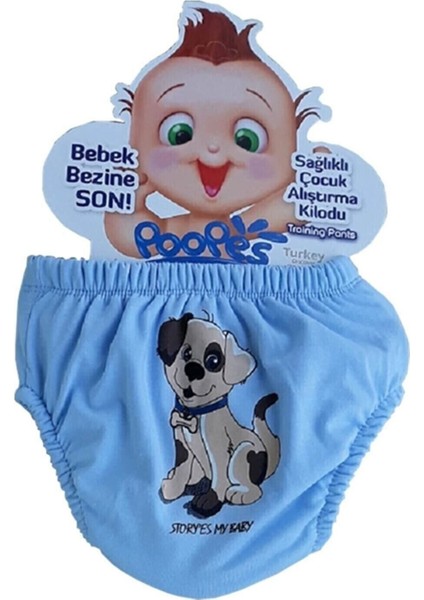 Bebek Mavi Alıştırma Külodu