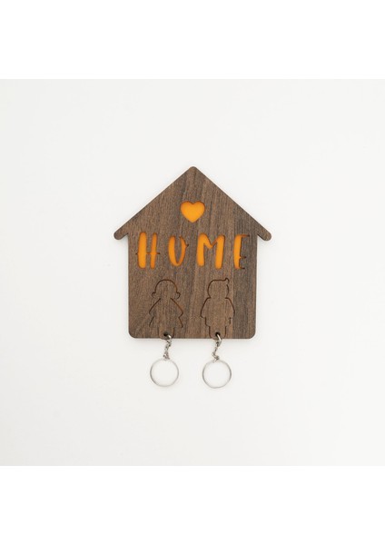 Ahşap Dekoratif Anahtarlık|13*10 CM|AN1016