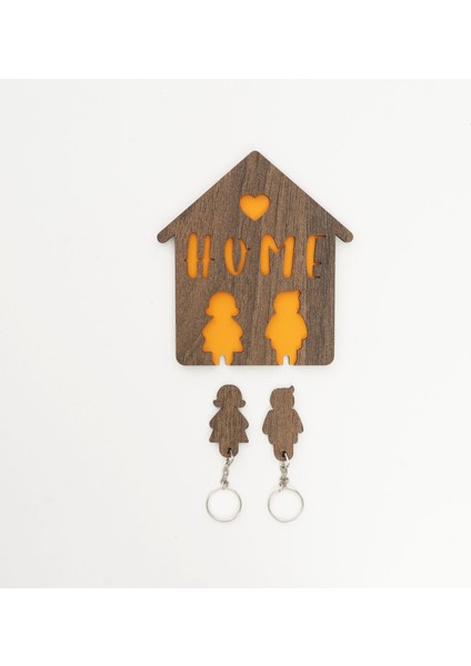Ahşap Dekoratif Anahtarlık|13*10 CM|AN1016 fiyatları