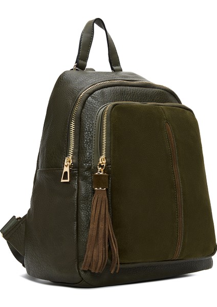 Kadın Haki Casual Sırt Çantası 25ABD245414 fırsatları