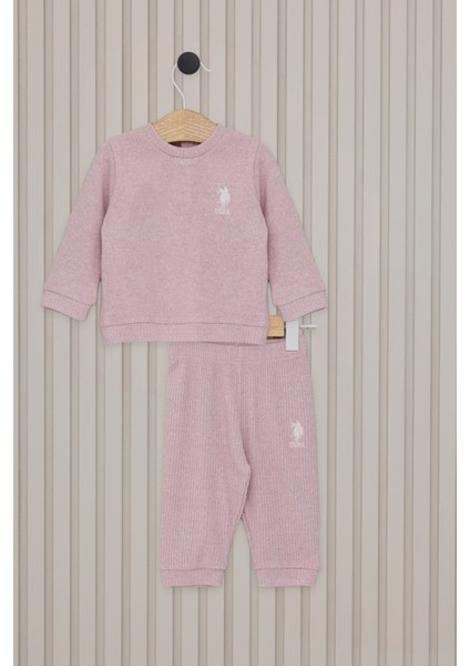 Kız Bebek Toz Pembe Pijama Takım 50322814-VR050