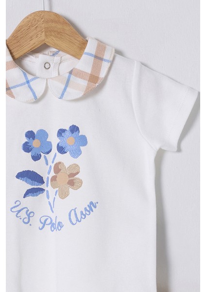 Kız Bebek Beyaz Pijama Takım 50322876-VR013 modelleri