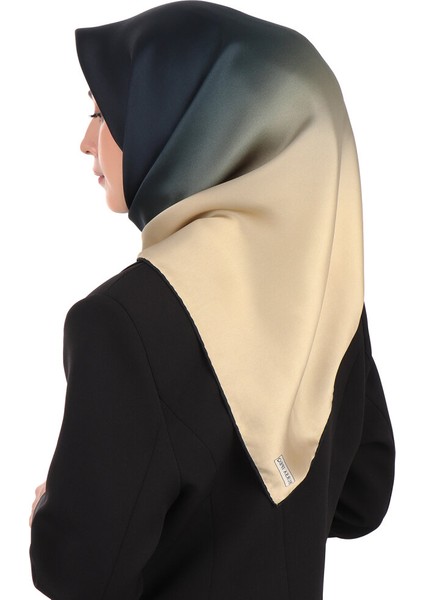 Bej Lacivert Degrade Sura Ipek Eşarp fiyatları