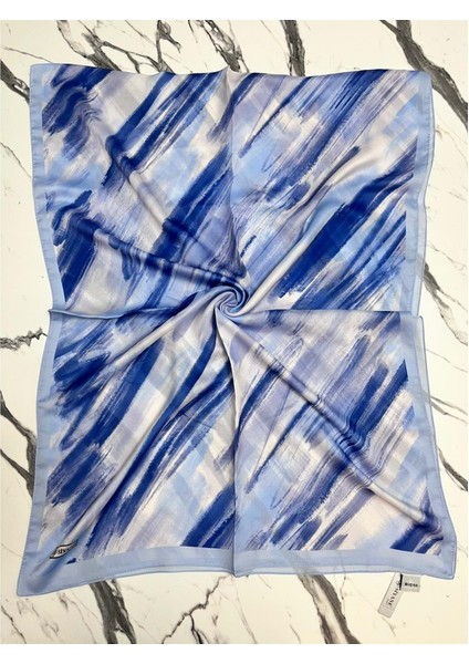 Siyane Alya Vual Şal Desen 1 - 1