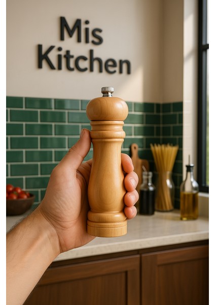 2 Adet Bambu Baharat Değirmeni Tuz ve Karabiberlik - El Tipi Öğütücü fiyatları