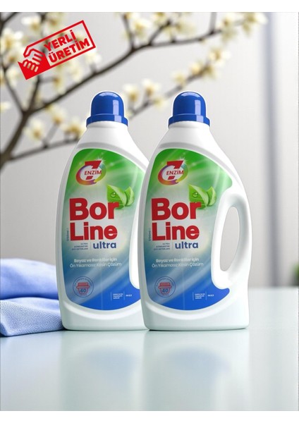 2 Adet Ultra Konsantre Sıvı Çamaşır Deterjanı 26 Yıkama Beyaz ve Renkliler Için