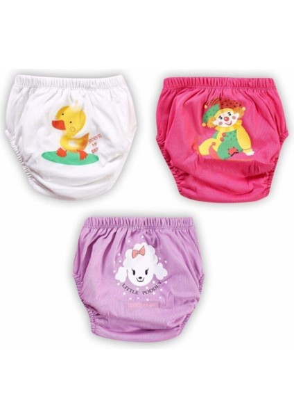 Poopes Pamuk 3'lü Kız Kombin 2 Harika Alıştırma Külodu