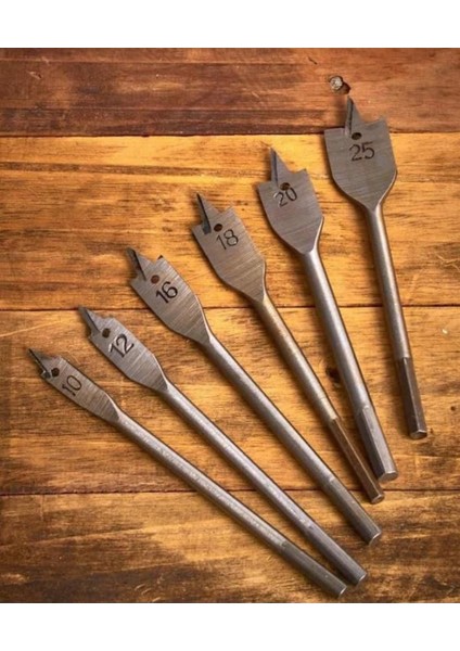 6 Parça Tahta Ahşap Oyma Ağaç Delici Yaprak Matkap Uç Seti Yaprak Panç Yaprak Punch Kelebek Panç