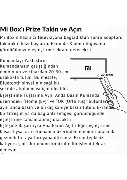 Xiaomi Mi Box S 4K Android Tv Uyumlu Bluetooth Kumanda, Netflix Tuşlu Mi Box S 4K Kumanda fırsatları