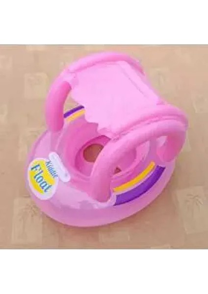 Şişme Gölgelikli Bebe Flotörü Bebek Simiti Baby Float Oturaklı Bebek Simidi