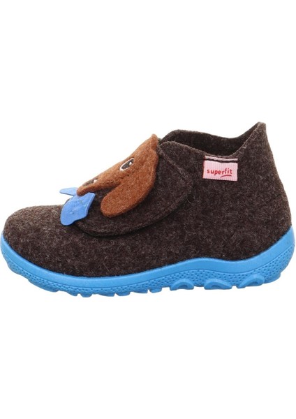 Happy Octi Keçe Erkek Çocuk Panduf Kahverengi