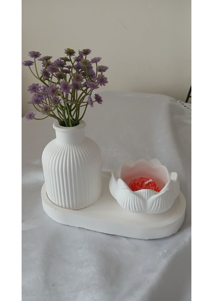 Dekoratif Vazo, Mumluk ve Altlık Seti modelleri