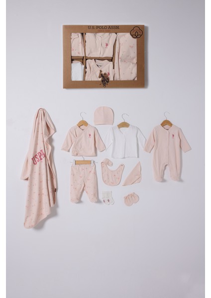 Kız Bebek Pudra Pijama Takım 50322816-VR042