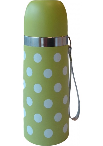 Puantiyeli Bebek Termosu 350 ml - Yeşil