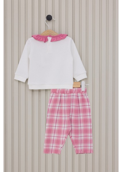 Kız Bebek Krem Pijama Takım 50322775-VR071 fiyatları