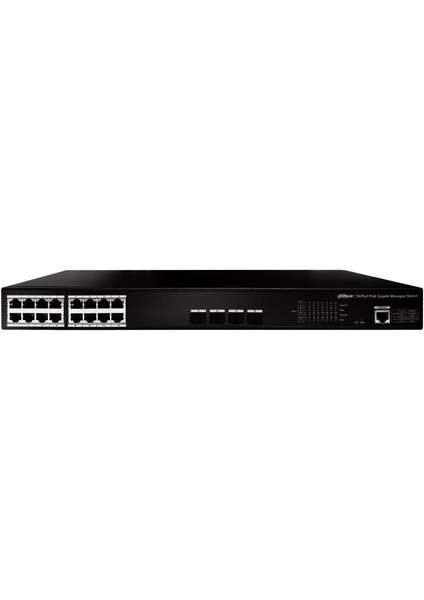 16 Kanal Yönetilebilir Gigabit Poe Switch ( 16GE Poe + 4ge Sfp )