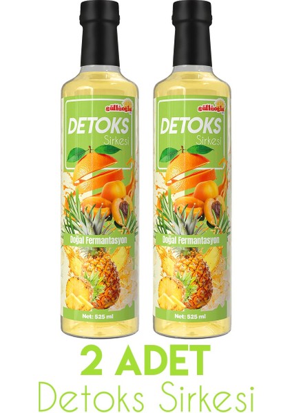 Detoks Sirkesi x 2 Adet 525 ml