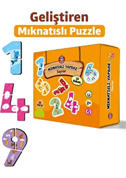 Mıknatıslı Puzzle Serisi Sayılar