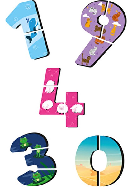 Mıknatıslı Puzzle Serisi Sayılar fiyatları