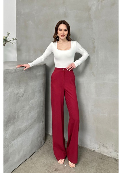 Kadın Bluz Uzun Kollu Kare Yaka Alttan Çıtçıtlı Slim Fit Body indirimleri