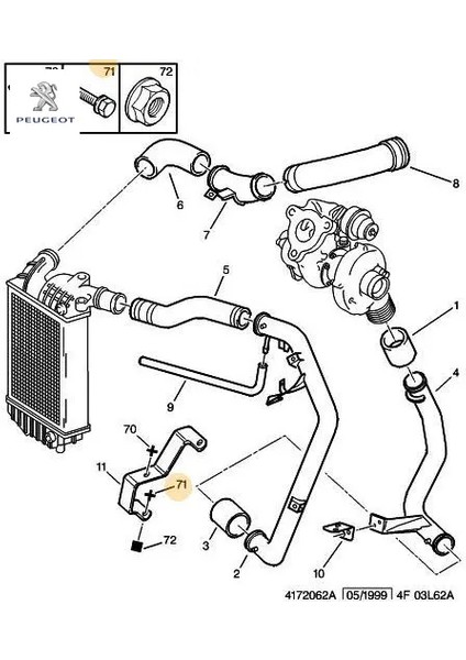 Muhafaza Civatasi Peugeot 6922.93
