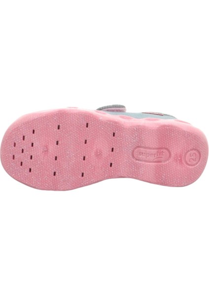 Nakışlı Keten Ev Ayakkabısı Mavi fırsatları