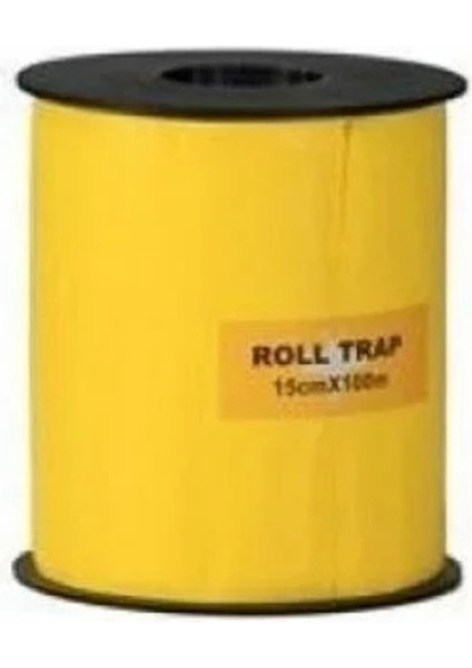 Yapışkan Rulo Tuzak 15×100 M (Sarı) – Seralar ve Tarım Alanları Için Haşere Kontrolü