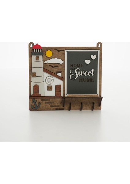 Ahşap Dekoratif Anahtarlık|18 x 17 CM|AN1024 fiyatları
