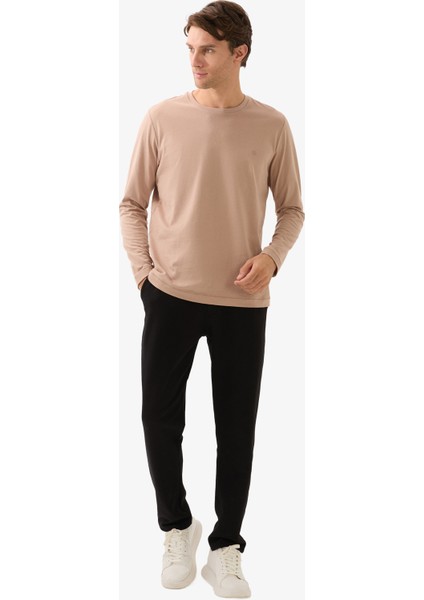 Erkek T-Shirt 40815 - Kahverengi fırsatları