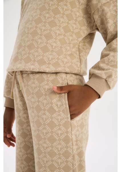 Bg Store Kız Çocuk Desenli Eşofman Altı modelleri