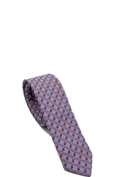 Mavi Siyah Desenli Slim Kravat fiyatları