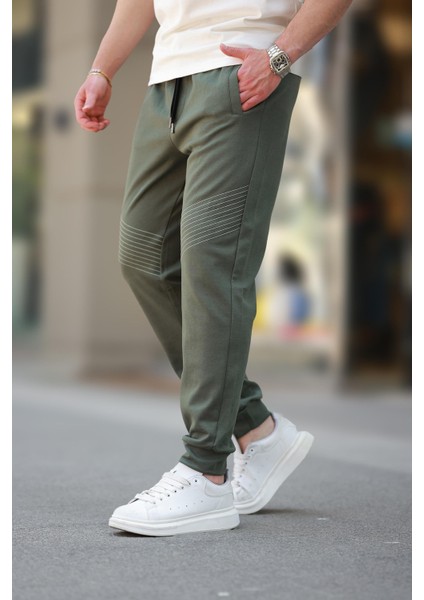 Haki Manşetli Erkek Eşofman Altı E6570 fiyatları