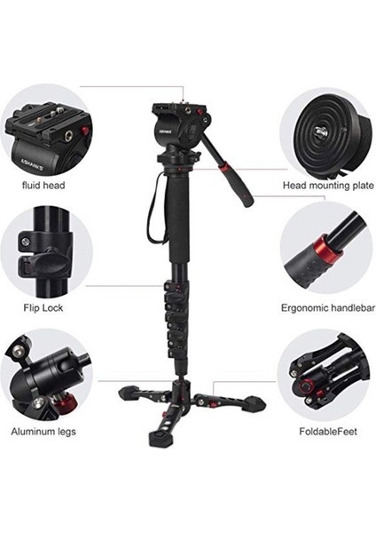 Jieyang JY0518B Mandallı Kilit Sistemli Monopod fiyatları