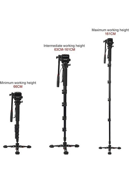 Jieyang JY0518B Mandallı Kilit Sistemli Monopod fırsatları