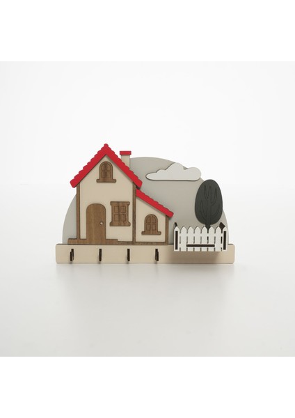 Ahşap Dekoratif Anahtarlık|26*18 CM|AN1026