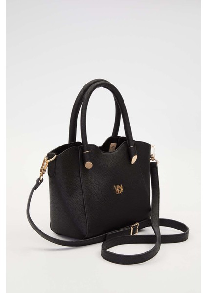 Siyah Metal Aksesuarlı El Çanta fiyatları