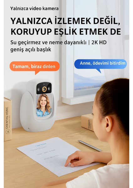 Hd Akıllı Kamera Wi-Fi Destekli, Görüntülü Konuşma Destekli , Gece Görüşü, Insan Takibi CR08 modelleri
