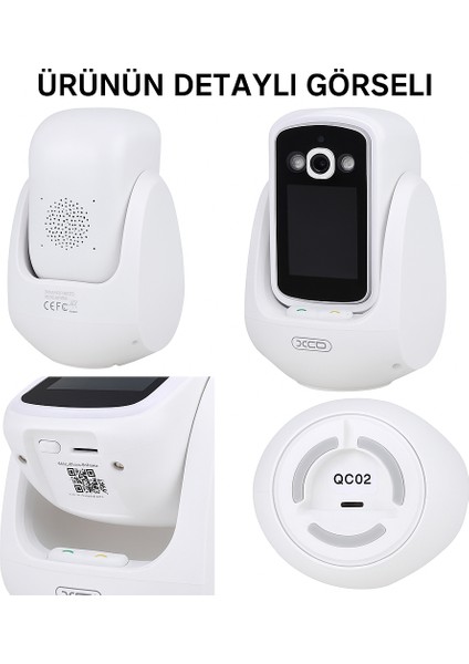 Hd Akıllı Kamera Wi-Fi Destekli, Görüntülü Konuşma Destekli , Gece Görüşü, Insan Takibi CR08 indirimleri