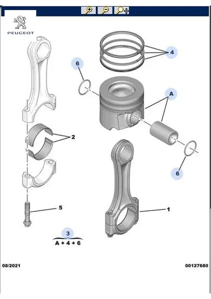 4 Piston Takimi Peugeot 1675873980